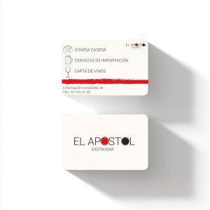 Tarjetas Bar El Apostol
