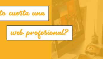 ¿Cuánto cuesta una página web profesional?